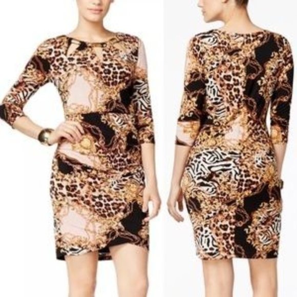 Thalia Sodi Dresses & Skirts - 🌟💐Thalia Sodi Leopard dress Versace vibe,New!